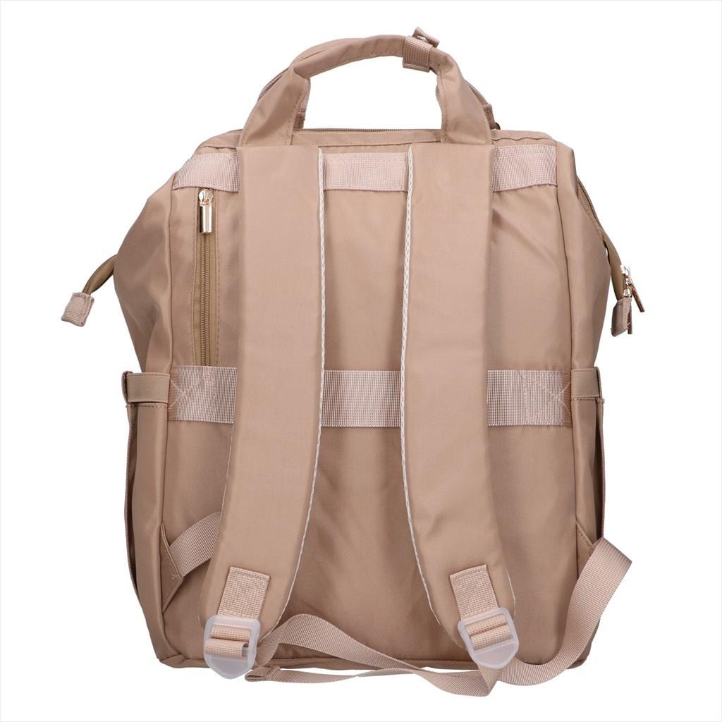 BACKPACK EXTRALINK BLACK FOREST CABIN TRAVEL BACKPACK 40X30X15 CM - KM02 COSMETIC BAG, BEIGE