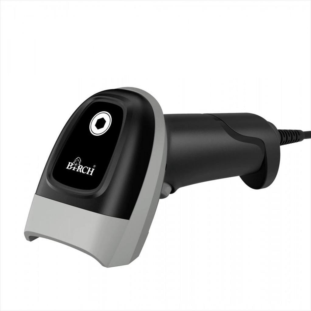 Barcode scanner BIRCH BS-121, 2D laser, 60fps, 1280x1080, with stand