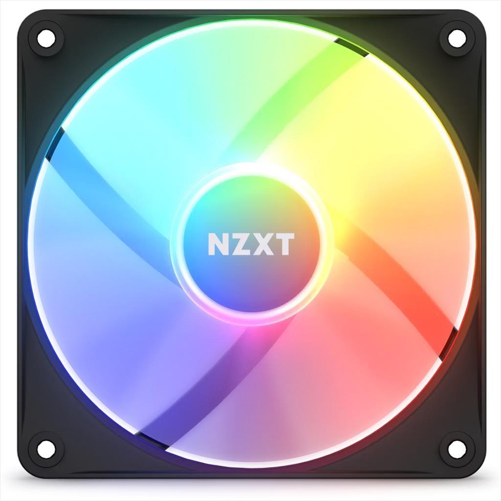 COOLERS CASE FAN 120mm NZXT F120 RGB CORE Black PWM, Static Pressure, 1.800 RPM, RF-C12SF-B1