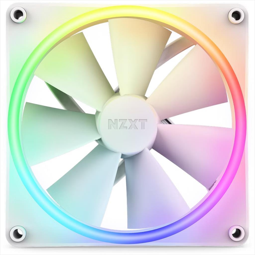 COOLERS CASE FAN 140mm NZXT F140 RGB DUO WHITE , RF-D14SF-W1