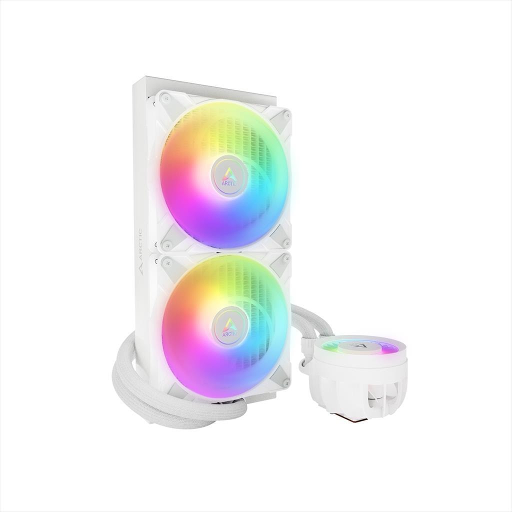 COOLERS CPU AIO ARCTIC LIQUID FREEZER III 280 White, 2x140mm P14 PWM PST A-RGB fans, ACFRE00151A