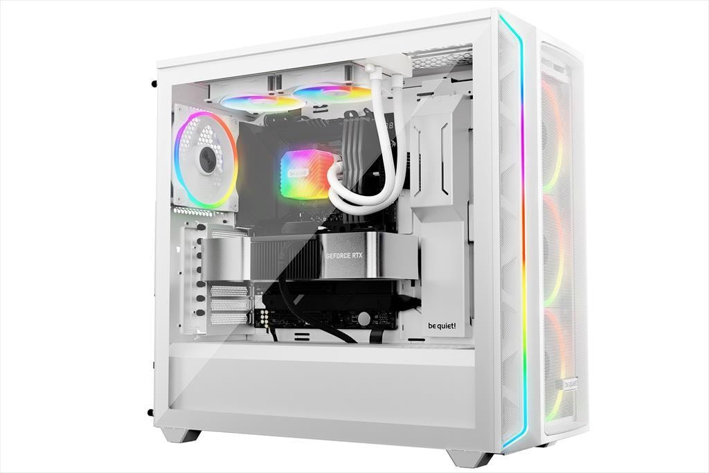 COOLERS CPU AIO BE QUIET! LIGHT LOOP 240 White, 2x120mm Light Wings LX 120mm ARGB PWM, w/REFFIL OPTION, ARGB LED on pump, w/ARGB HUB, BW021