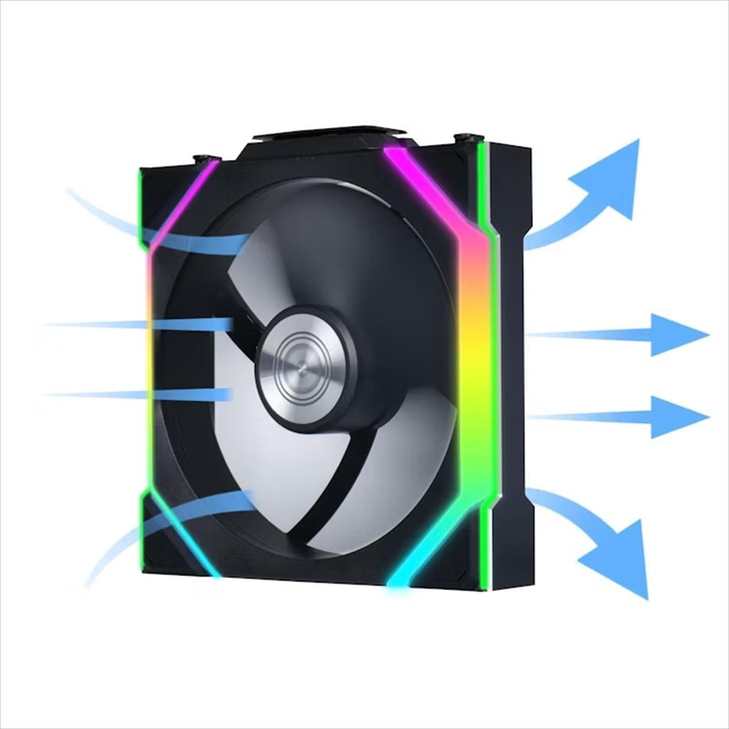 COOLERS CASE FAN 120mm LIAN LI UNI FAN SL Wireless 120 A-RGB PWM, Black, 12SL1W1B
