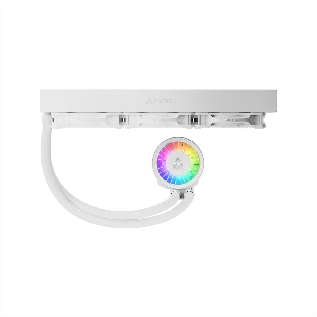 COOLERS CPU AIO ARCTIC LIQUID FREEZER III PRO 360 White, 3x120mm P12 PRO PWM PST A-RGB fans (3000 RPM), ACFRE00188A
