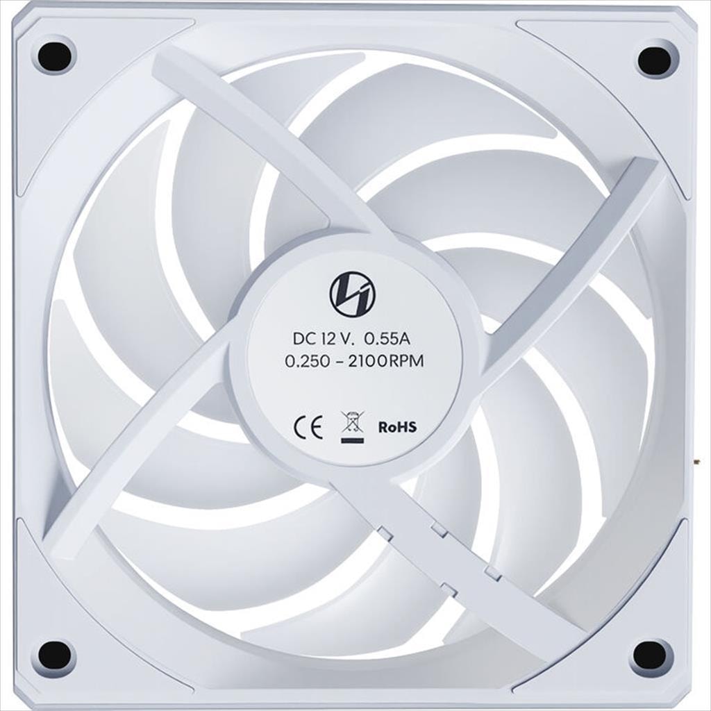 COOLERS CASE FAN 120mm LIAN LI UNI FAN CL Wireless 120 A-RGB PWM, White, 12CL1W1W