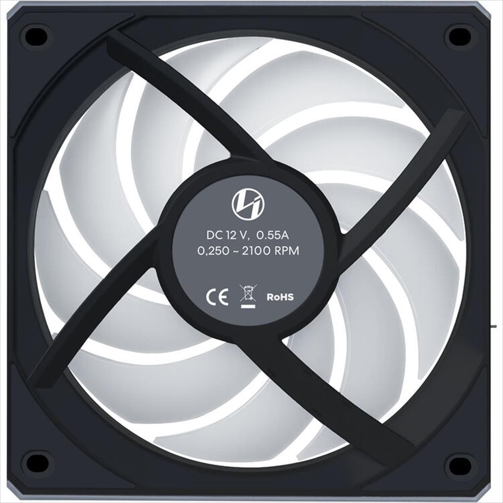 COOLERS CASE FAN 120mm LIAN LI UNI FAN CL Wireless  Reverse Blade A-RGB PWM, 3-Pack, Black, 12RCL1W3B