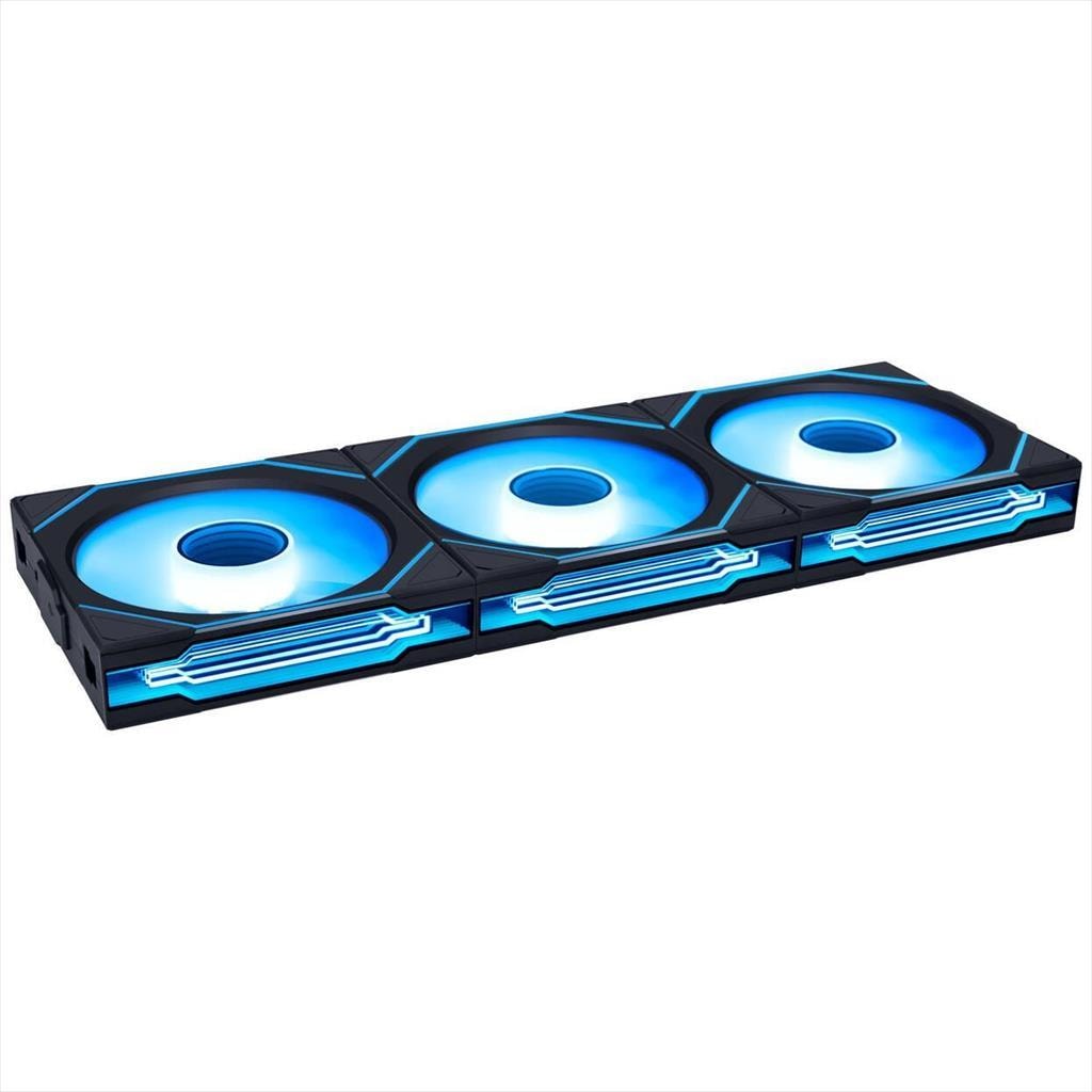 COOLERS CASE FAN 3x120mm LIAN LI UNI FAN TL 120 A-RGB 2300 RPM PWM, w/Controller, Wireless, Black, 12SLIN1W3B