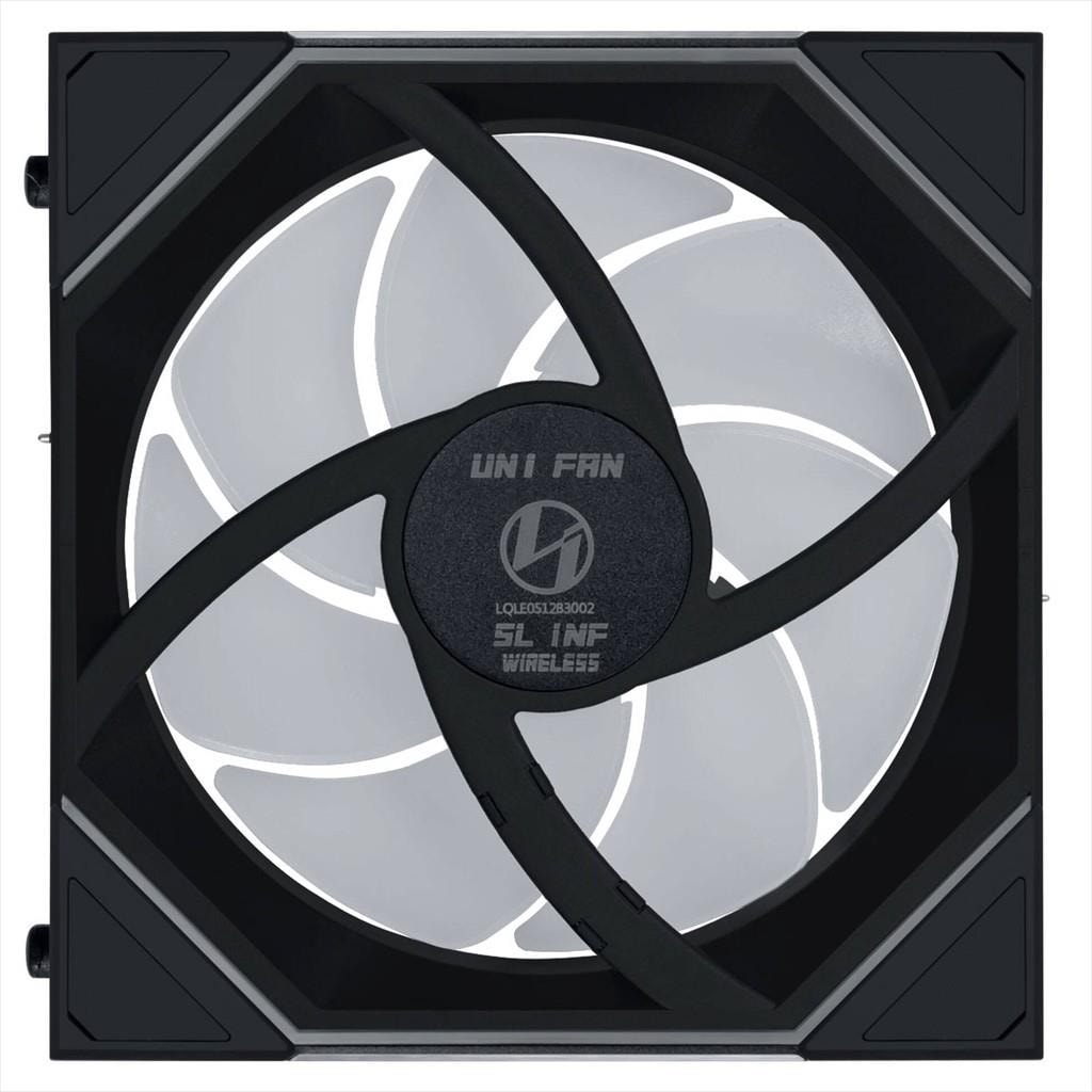 COOLERS CASE FAN 120mm LIAN LI UNI SL-INFINITY Wireless ARGB PWM - Reverse Blade, BLACK, 12RSLIN1W1B
