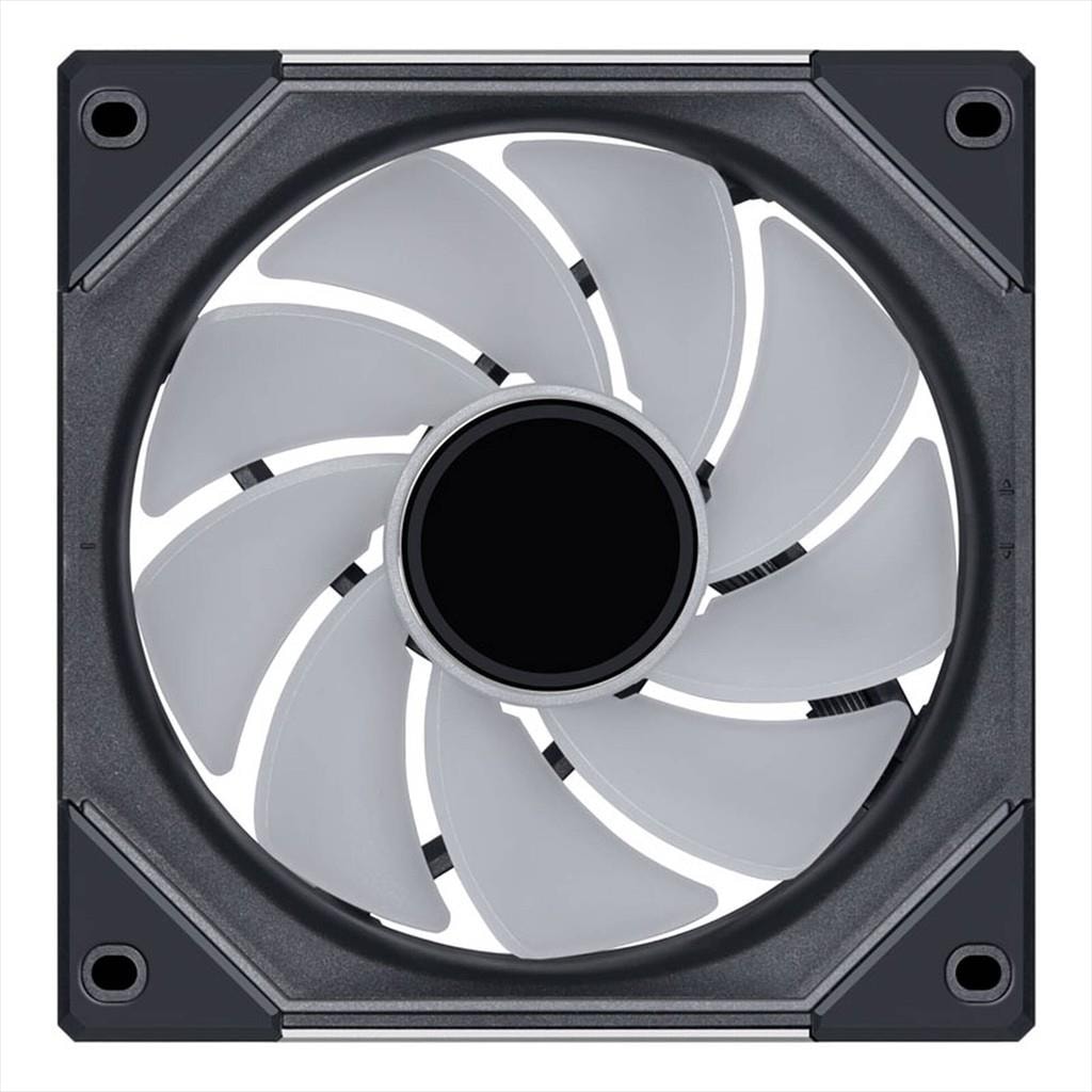 COOLERS CASE FAN 120mm LIAN LI UNI SL-INFINITY REVERSE BLADE ARGB 2100 RPM PWM, Black, 3-pack w/controller, 12RSLIN3B