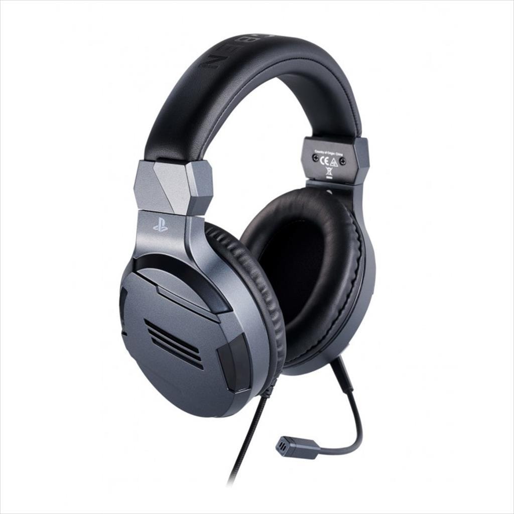 HEADPHONES NACON BIGBEN PS4 OFFICIAL HEADSET V3 TITANIUM w/Microphone 1x3.5mm PS4OFHEADSETV3TITAN