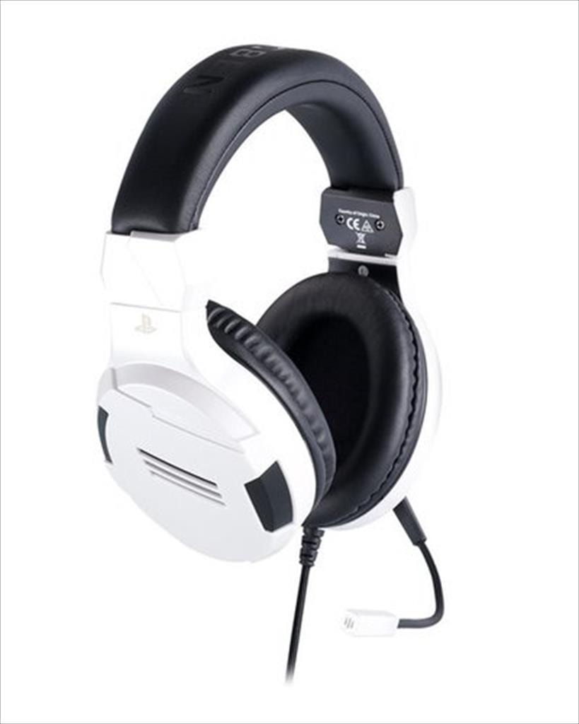 HEADPHONES NACON BIGBEN PS4 OFFICIAL HEADSET V3 WHITE w/Microphone 1x3.5mm PS4OFHEADSETV3WHITE