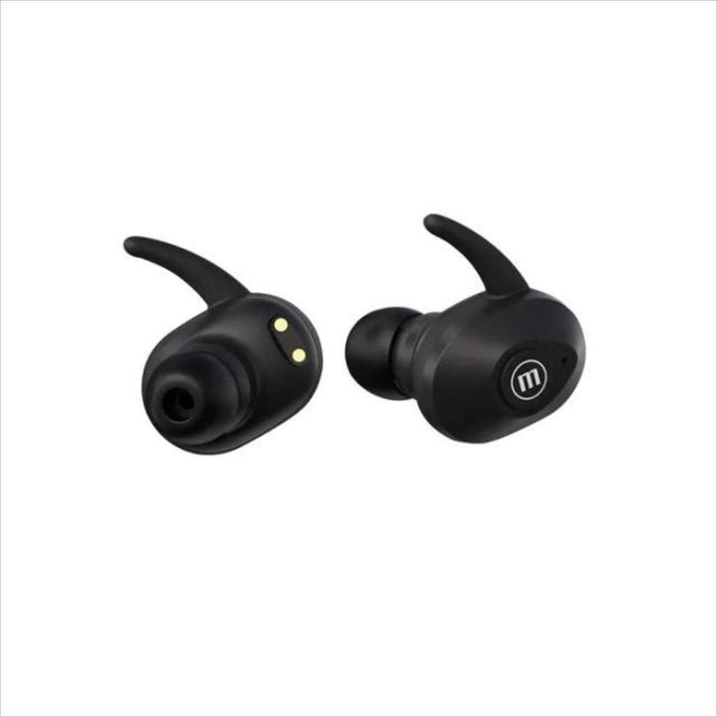EARPHONES WIRELESS BUDS MAXELL EB-BT MINI DUO, Bluetooth w/microphone, Black