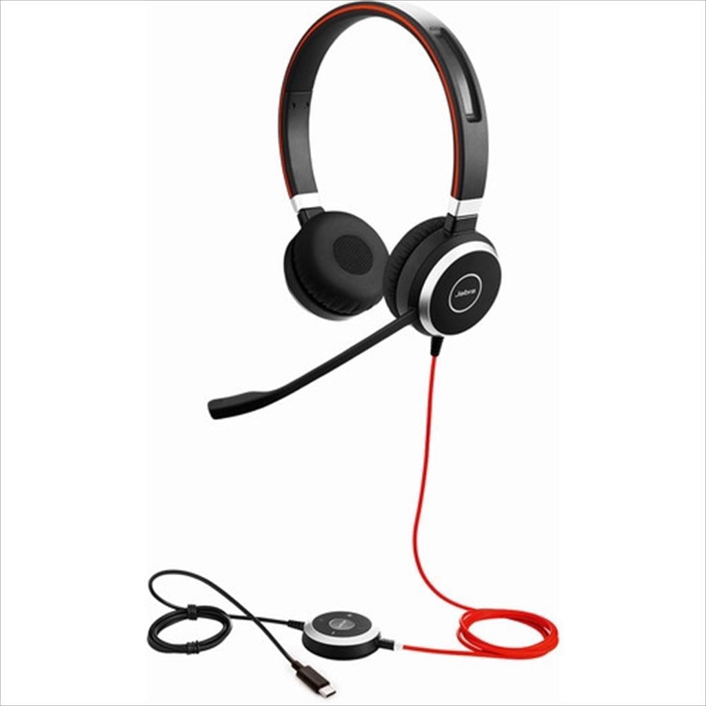HEADPHONES JABRA EVOLVE 40 USB-C MS stereo w/mic  6399-823-189