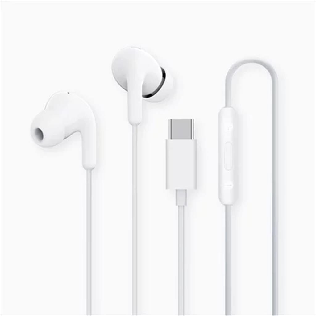EARPHONES XIAOMI w/microphone, Type-C, White