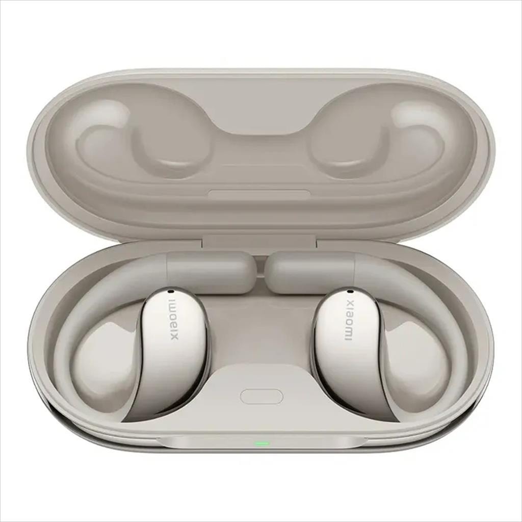 EARPHONES WIRELESS XIAOMI MI OPENWEAR STEREO BLUETOOTH w/microphone, SANDSTONE BEIGE