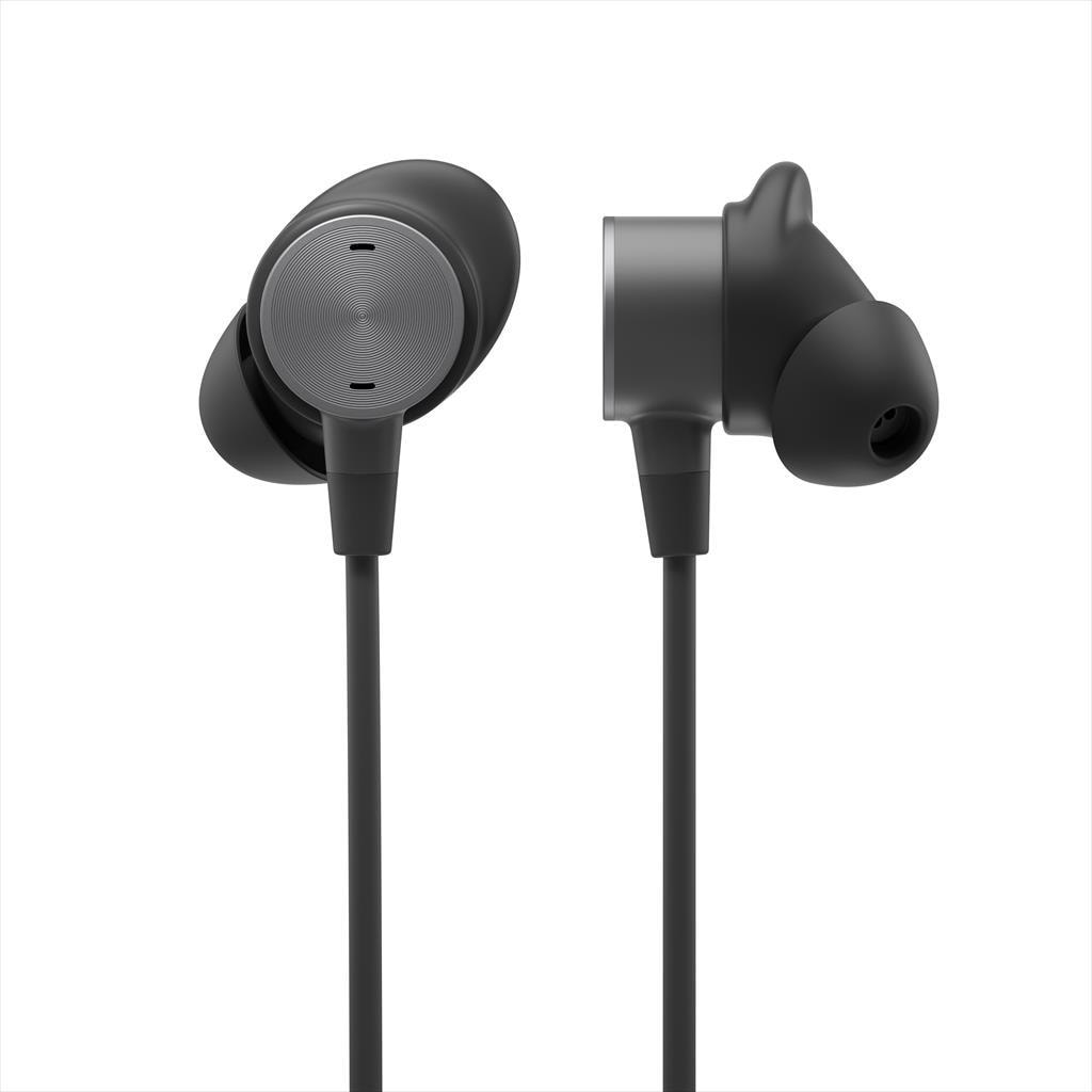 EARPHONES WIRED LOGITECH ZONE (Teams edition) w/microphone, USB-A, USB-C, 3.5 mm, Graphite, 981-001009