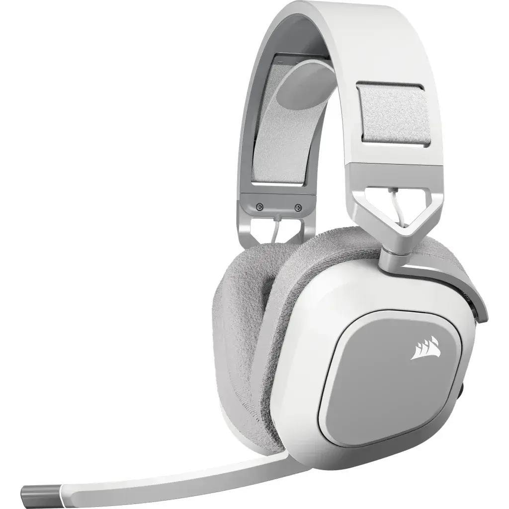 HEADPHONES CORSAIR Gaming-Headset HS80 MAX Wireless and Bluetooth PC/PS5/PS4 RGB w/microphone, White CA-9011296-EU