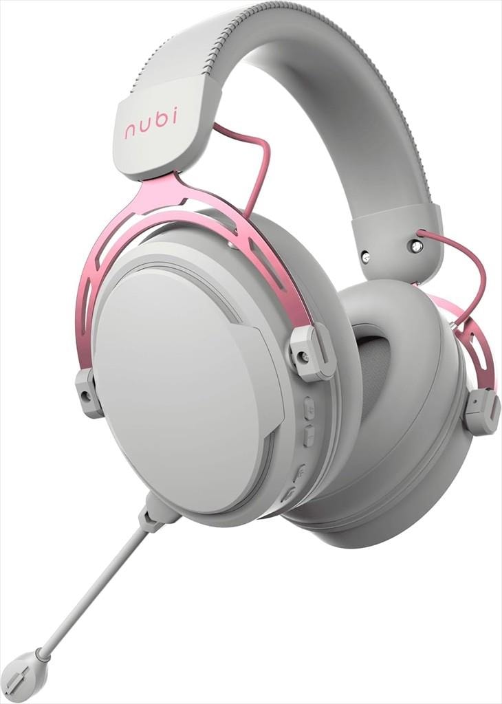 HEADPHONES NUBI NH1 w/microphone, USB-A, Rose Gold, NH1-RG