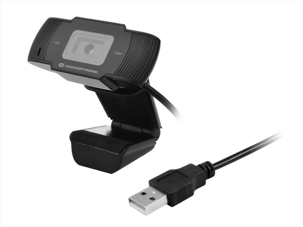 WEB CAMERA CONCEPTRONIC 720p 30fps w/Mic AMDIS03B
