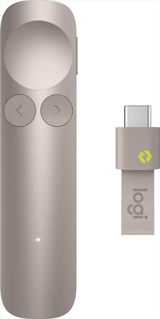 PRESENTER LOGITECH SPOTLIGHT 2, wireless+bluetooth, Sand, 910-007674