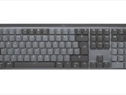 KEYBOARD WIRELESS LOGITECH MX MECHANICAL TACTILE QUIET switch Graphite Logi Bolt, w/Bluetooth, 920-010757